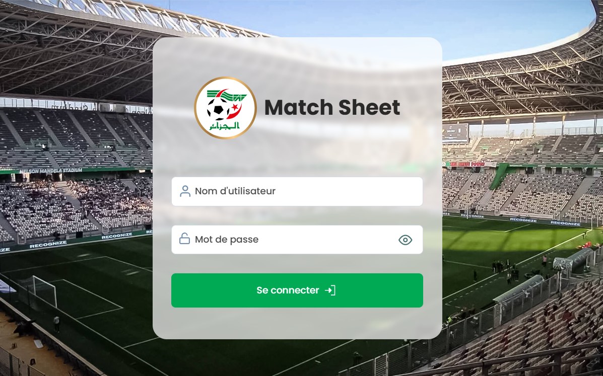 تذكير هــــــــام بتاريخ الإثنين 09 ديسمبر 2024:  تطبيق ورقة اللقاء الرقمية في مباريات الفئات الشبانية