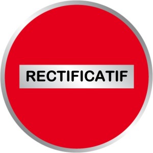 Rectificatif programmation U20 division nationale "5ème journée"  