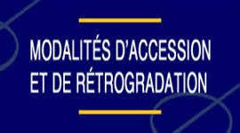 MODALITES   ACCESSIONS & RETROGRADATIONS  DIVISION REGIONALE I & II SAISON 2022-2023